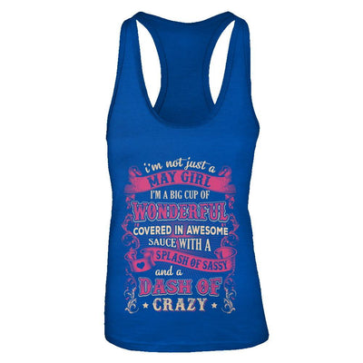 I'm Not Just A May Girl Birthday Gifts-T-Shirt & Tank Top-Women's Ideal Racerback Tank-Royal