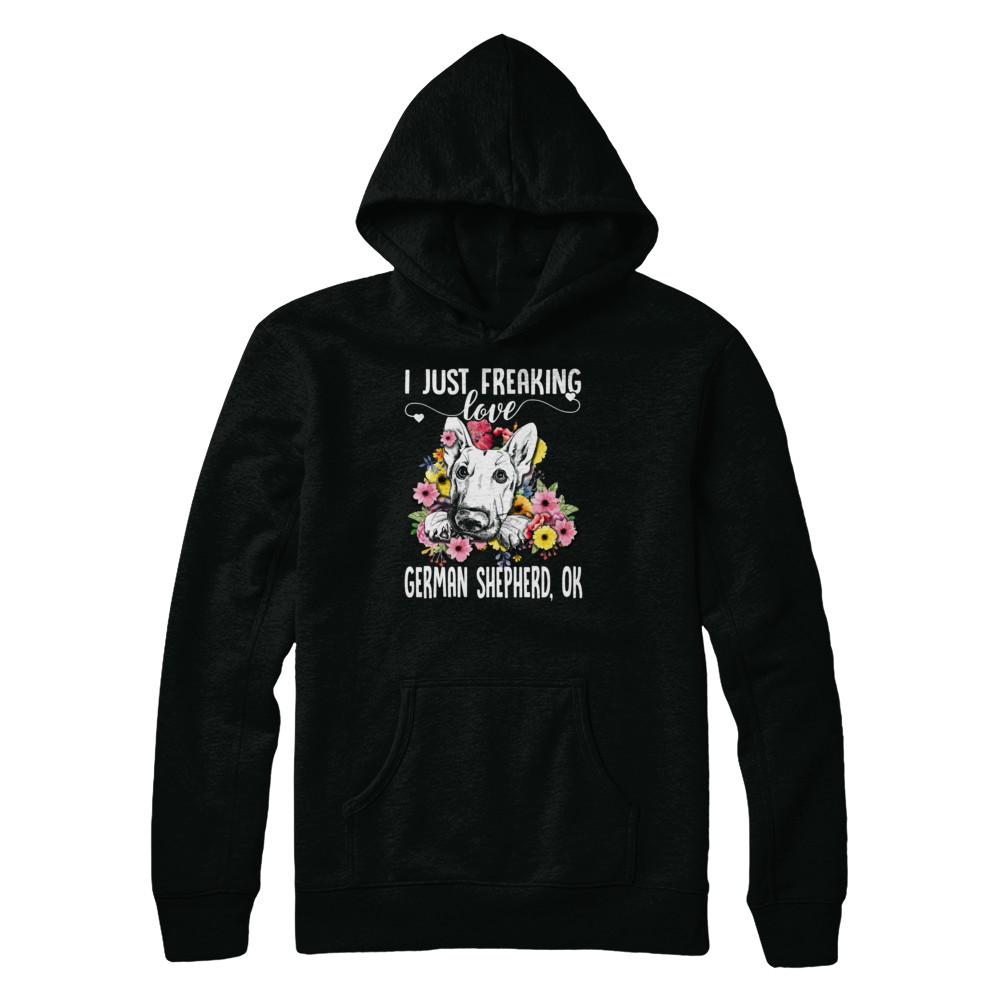 Dog I Just Freaking Love German Shepherd-T-Shirt & Tank Top-