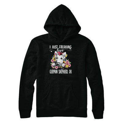 Dog I Just Freaking Love German Shepherd-T-Shirt & Tank Top-
