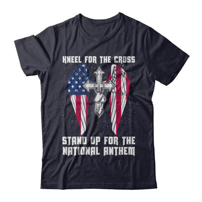 Kneel For The Cross Stand Up For The National Anthem-T-Shirt & Hoodie-Premium T-Shirt-Midnight Navy