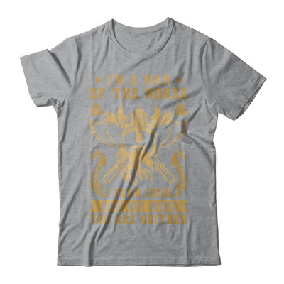 Viking I Am The Man Of The Norse I Fear Odin And My Wife-T-Shirt & Hoodie-Classic T-Shirt-Sport Grey