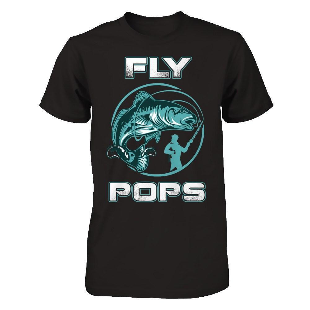Fly Fishing Pops-T-Shirt & Hoodie-Classic T-Shirt-Black