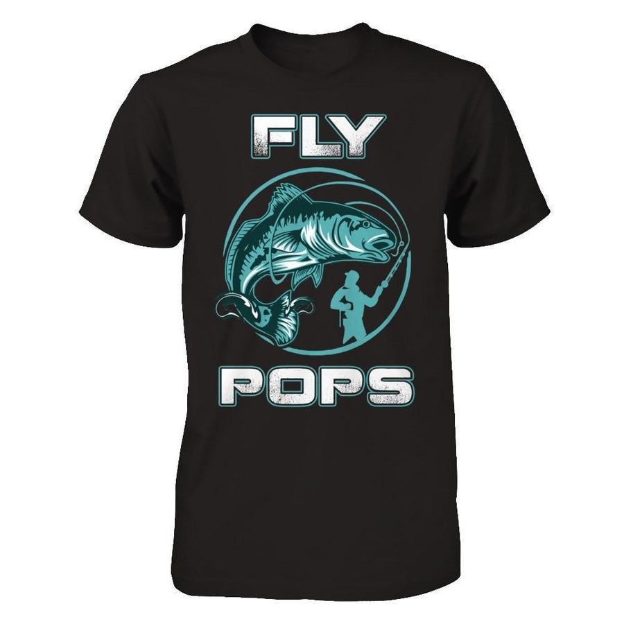 Fly Fishing Pops-T-Shirt & Hoodie-Classic T-Shirt-Black