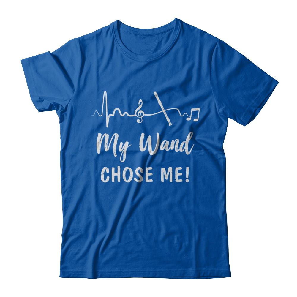 My Wand Chose Me Flute Player Music-T-Shirt & Hoodie-Premium T-Shirt-Royal