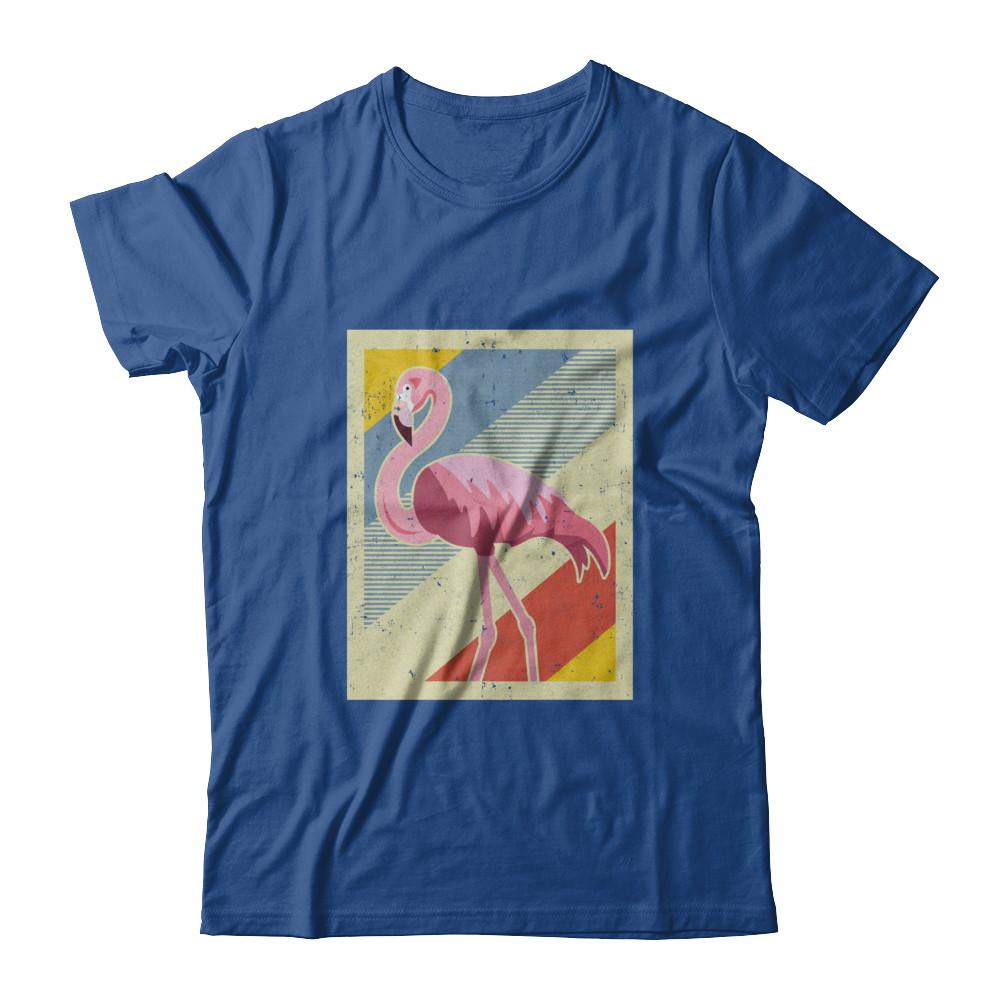Distressed Vintage Flamingo Style-T-Shirt & Hoodie-Classic T-Shirt-Royal