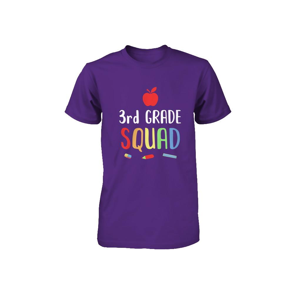 3rd Grade Squad Back To School Teacher Third Grade Youth-Youth Shirt-