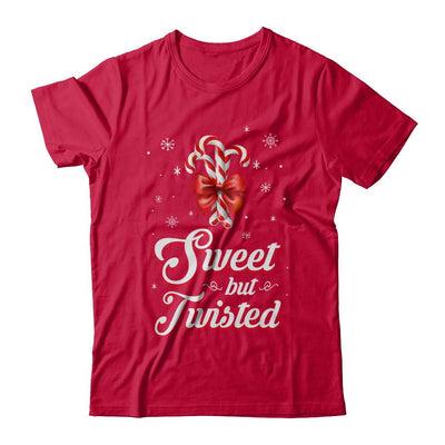 Sweet But Twisted Funny Candy Christmas Gifts-T-Shirt & Sweatshirt-Classic T-Shirt-Red