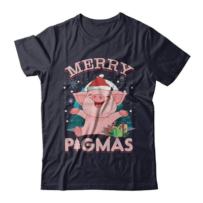 Merry Pigmas Funny Pig-T-Shirt & Hoodie-Premium T-Shirt-Midnight Navy