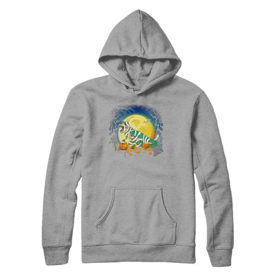 Halloween Pumpkin Dinosaur Gift For Kids Boys Girls-T-Shirt & Hoodie-Pullover Hoodie-Light Steel
