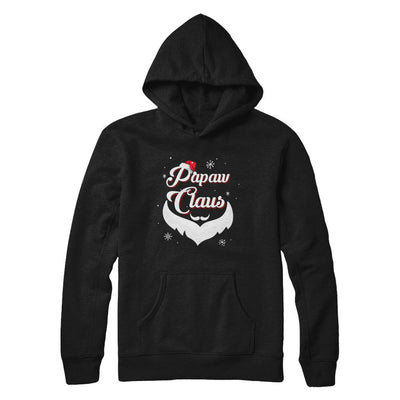 Santa Beard Matching Christmas Pajamas Papaw Claus-T-Shirt & Sweatshirt-Pullover Hoodie-Black