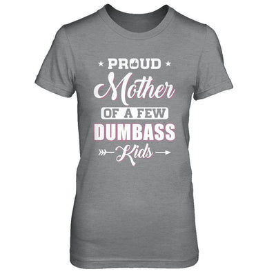 Proud Mother Of A Few Dumbass Kids Mothers Day Gift-T-Shirt & Hoodie-Women's T-Shirt-Sport Grey