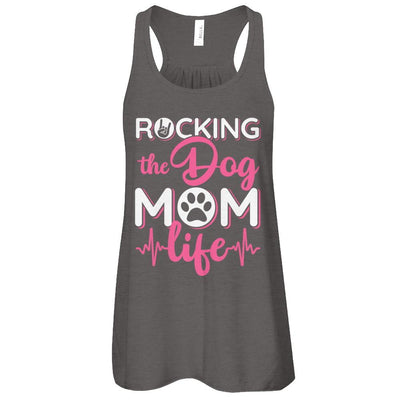 Rocking The Dog Mom Life-T-Shirt & Tank Top-
