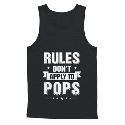 Grandfather Rules Don't Apply To Pops-T-Shirt & Hoodie-Unisex Tank-Black