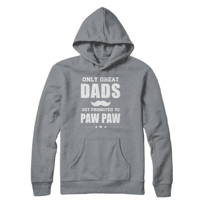 Only Great Dads Get Promoted To Paw Paw Fathers Day-T-Shirt & Hoodie-Pullover Hoodie-Light Steel