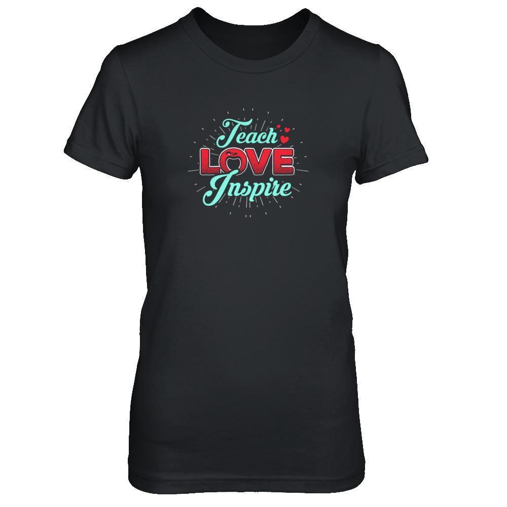 Teach Love Inspire-T-Shirt & Tank Top-Women's T-Shirt-Black