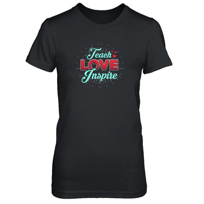 Teach Love Inspire-T-Shirt & Tank Top-Women's T-Shirt-Black