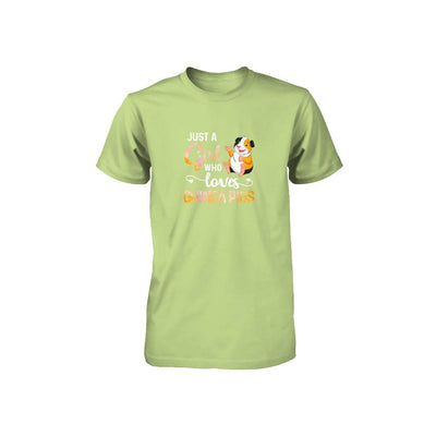 Just A Woman Who Loves Guinea Pigs Youth-Youth Shirt-Toddler T-Shirt-Key Lime