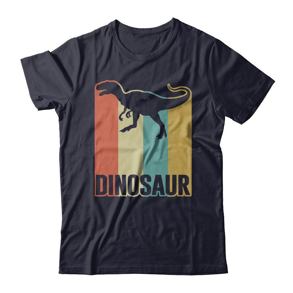 Classic Vintage Retro Style Dinosaur-T-Shirt & Hoodie-Premium T-Shirt-Midnight Navy