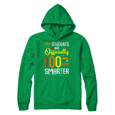 My Students Are 100 Days Smarter Teacher-T-Shirt & Hoodie-Pullover Hoodie-Irish Green