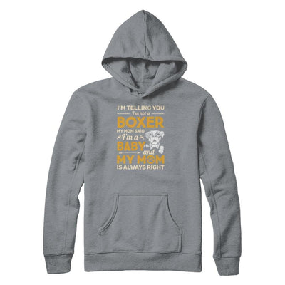 Boxer I'm Telling You I'm Not A Boxer My Mom Said-T-Shirt & Tank Top-Pullover Hoodie-Light Steel