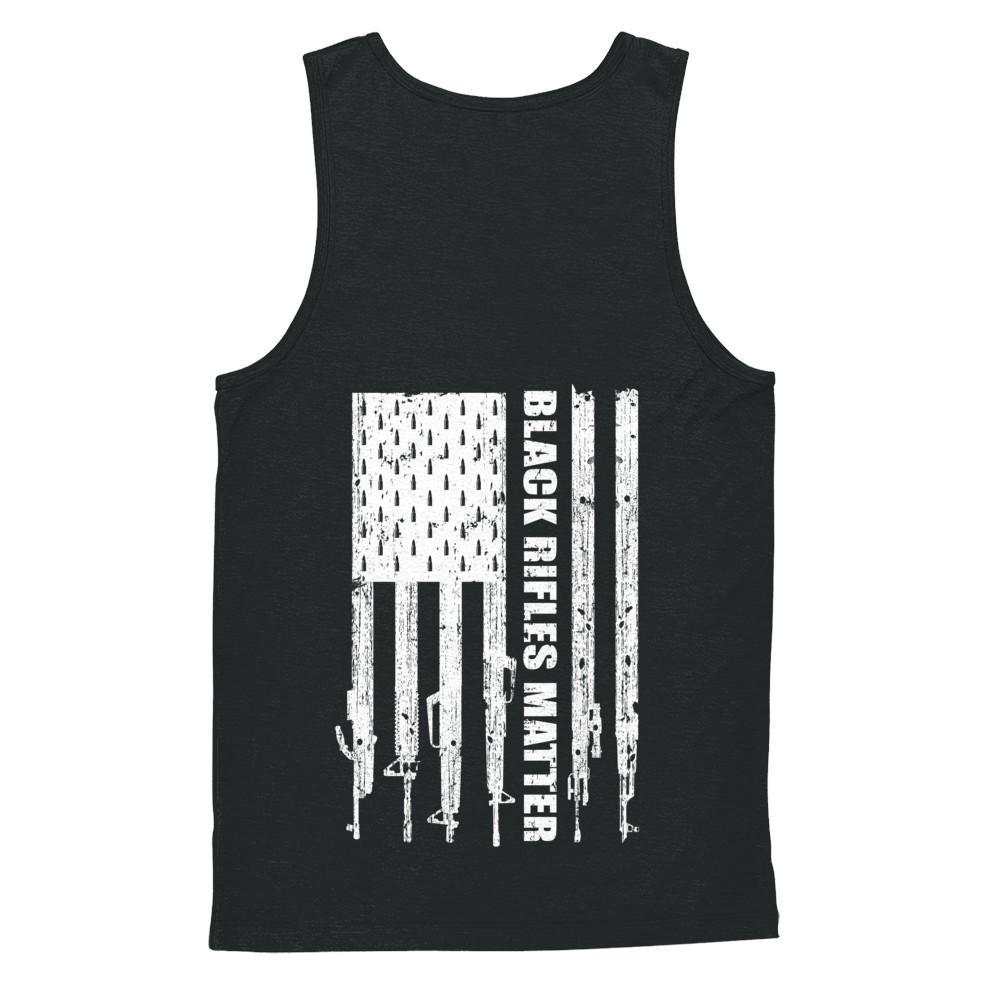 Black Rifles Matter 2nd Amendment Ar15-T-Shirt & Hoodie-Unisex Tank-Black