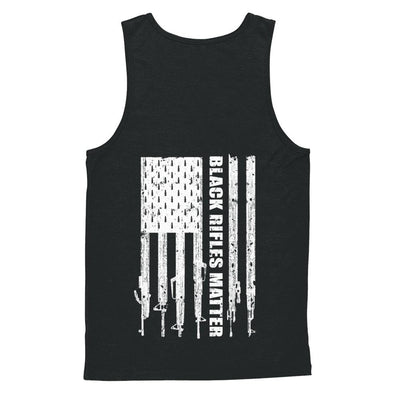 Black Rifles Matter 2nd Amendment Ar15-T-Shirt & Hoodie-Unisex Tank-Black