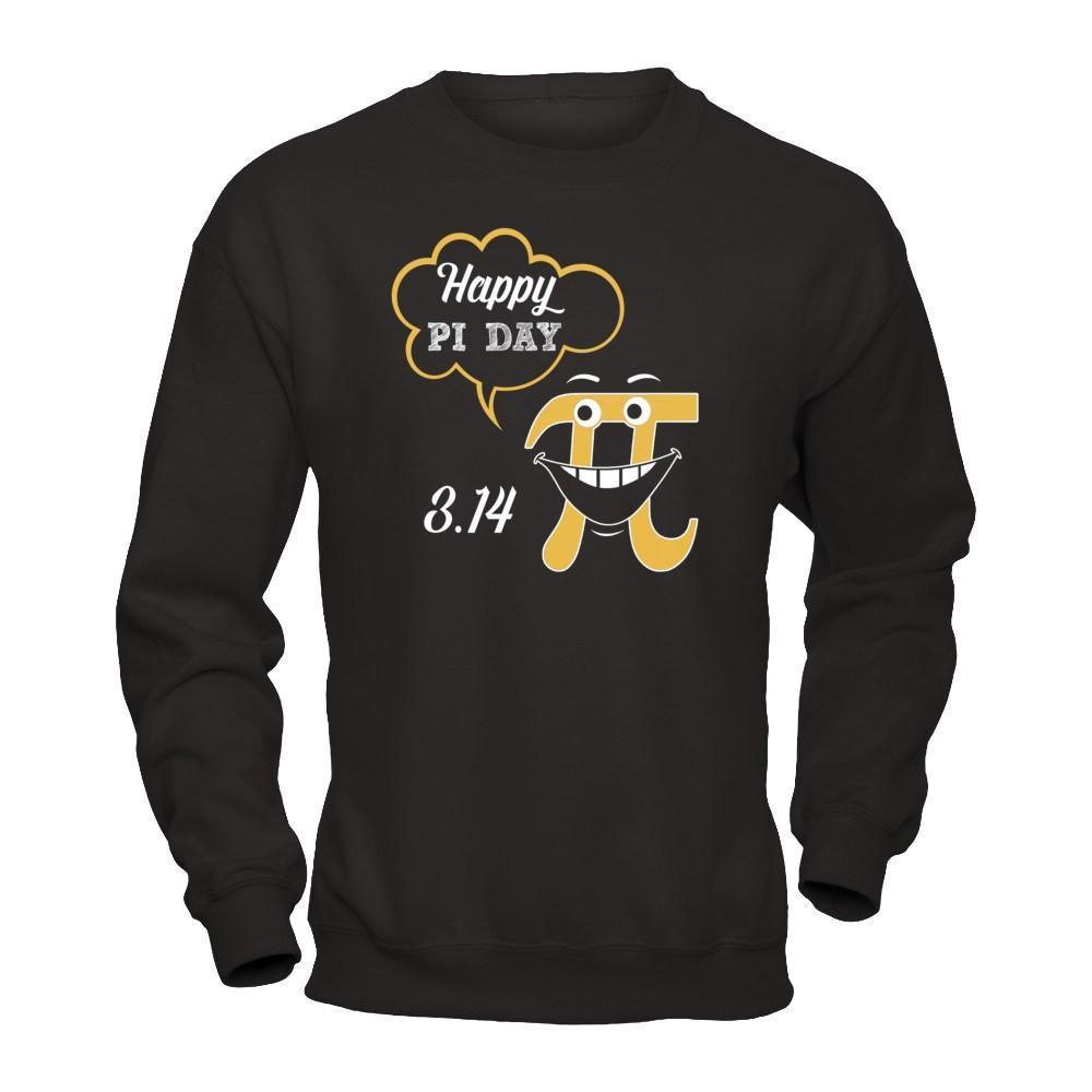 Happy Pi Day 2017 March 14Th-T-Shirt & Hoodie-Crewneck Sweatshirt-Black
