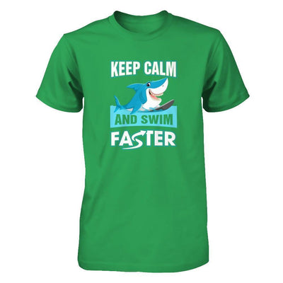 Keep Calm And Swim Faster-T-Shirt & Tank Top-Premium T-Shirt-Kelly Green