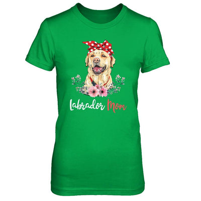 Labrador Mom Gift For Women Dog Lover-T-Shirt & Hoodie-Women's T-Shirt-Irish Green