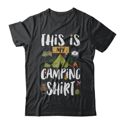 Funny This Is My Camping-T-Shirt & Hoodie-Classic T-Shirt-Black