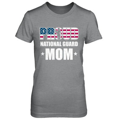 Proud National Guard Mom Veteran Mothers Day-T-Shirt & Hoodie-Women's T-Shirt-Sport Grey