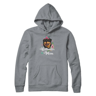 Rottweiler Mom Funny Dog Mom Gift Idea-T-Shirt & Tank Top-Pullover Hoodie-Light Steel