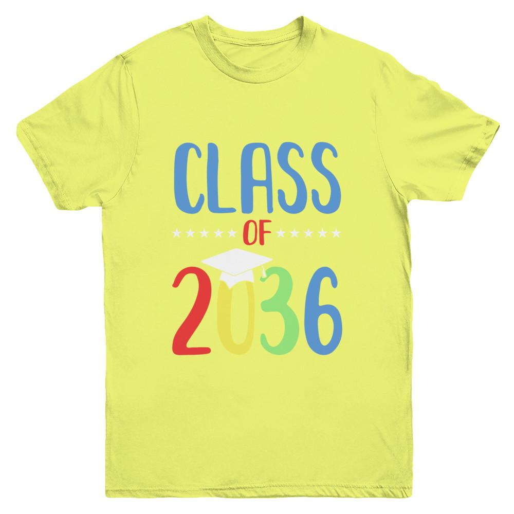 Grow With Me First Day Of School Class Of 2036 Youth-Youth Shirt-Youth T-Shirt-Daisy