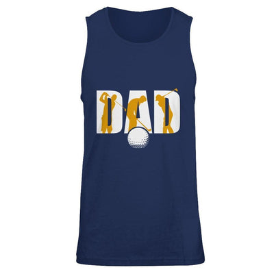Golf Dad Father's Day-T-Shirt & Hoodie-Unisex Tank-Navy