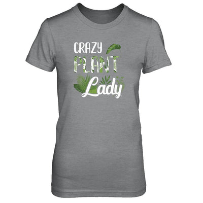 Crazy Plant Lady Funny Gardening Plant Mom Gift-T-Shirt & Tank Top-Women's T-Shirt-Sport Grey