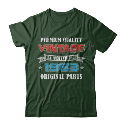 Vintage Premium Prefectly Aged 1963 58th Birthday Gift-T-Shirt & Hoodie-Classic T-Shirt-Forest Green