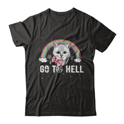 Heavy Metal Metalhead Cats Go To Hell-T-Shirt & Hoodie-Premium T-Shirt-Black