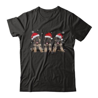 Funny German Shepherd Puppies Christmas Dog Gift-T-Shirt & Hoodie-Premium T-Shirt-Black