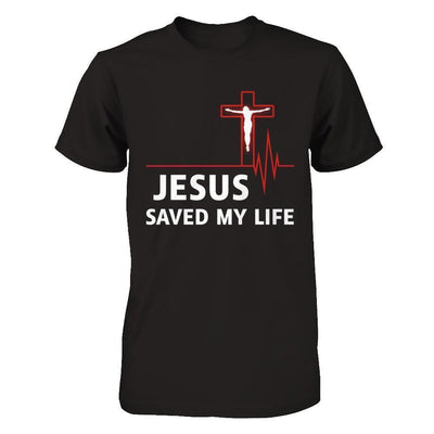 Jesus Saved My Life-T-Shirt & Hoodie-Premium T-Shirt-Black