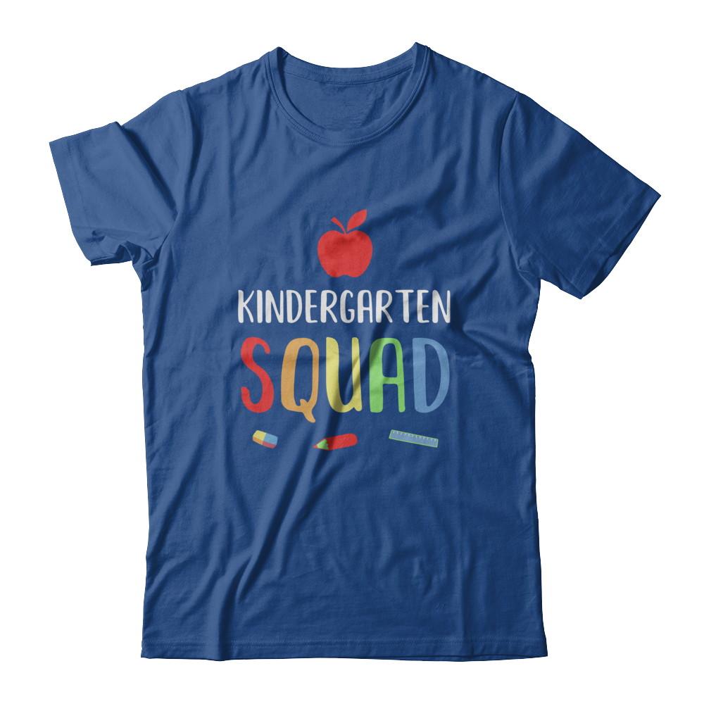 Kindergarten Squad Back To School Teacher Gift-T-Shirt & Hoodie-Classic T-Shirt-Royal