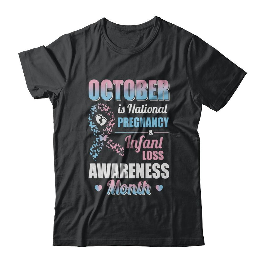 October Is Pregnancy And Infant Loss Awareness Month-T-Shirt & Hoodie-Classic T-Shirt-Black