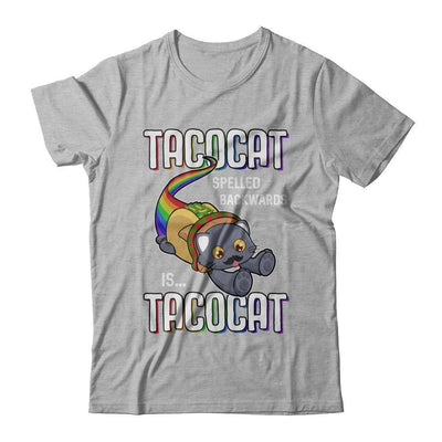 Funny Taco Cat Tacocat Spelled Backwards Is Tacocat Cat-T-Shirt & Hoodie-Premium T-Shirt-Heather Gray
