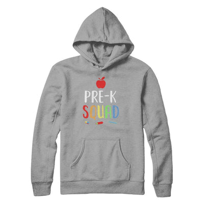 Pre-K Preschool Squad Back To School Teacher Gift-T-Shirt & Hoodie-Pullover Hoodie-Light Steel