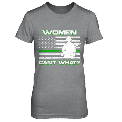 Women Can't What Soldier Warrior-T-Shirt & Hoodie-Women's T-Shirt-Sport Grey