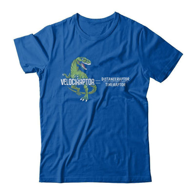 Distanceraptor Over Timeraptor Equals Velociraptor Dinosaur-T-Shirt & Hoodie-Premium T-Shirt-Royal