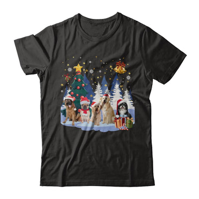 Cute Dogs Claus Christmas-T-Shirt & Sweatshirt-Premium T-Shirt-Black