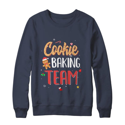 Cookie Baking Team Christmas Baking Team-T-Shirt & Sweatshirt-Crewneck Sweatshirt-Navy