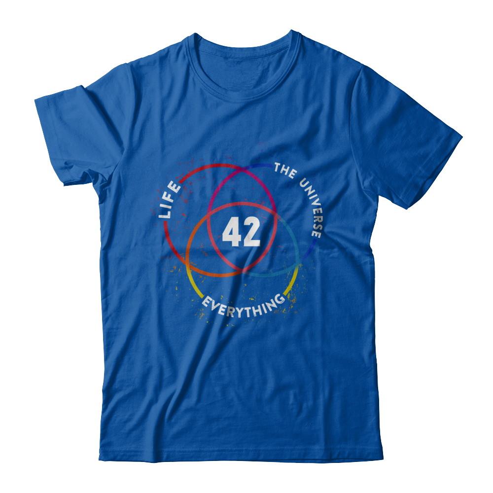 The Answer To Life The Universe And Everything-T-Shirt & Hoodie-Premium T-Shirt-Royal