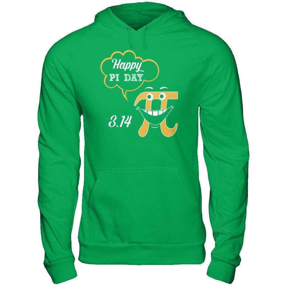 Happy Pi Day 2017 March 14Th-T-Shirt & Hoodie-Pullover Hoodie-Irish Green