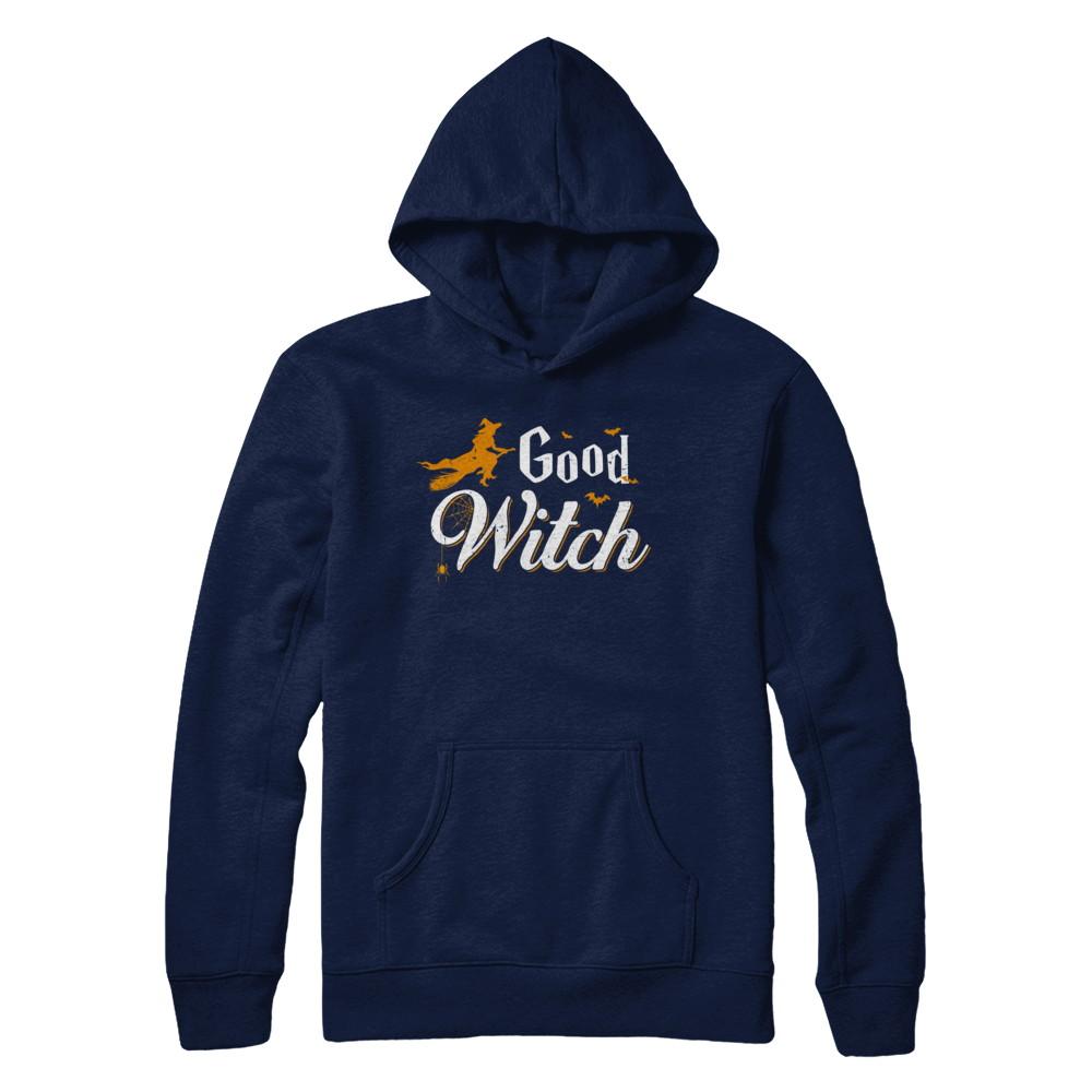 Good Witch Halloween-T-Shirt & Hoodie-Pullover Hoodie-Navy